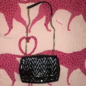 Kate Spade Black and Chain Shoulder Bag